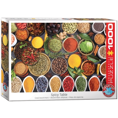 <img src='https://webimage.pl/pics/245/6/d628136656245.jpg' style='height:440px' /> Puzzle 1000 Spicy Table 6000-5624