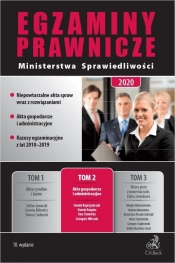 Egzaminy Prawnicze Ministerstwa Sprawiedliwości 2020. Tom 2. Akta gospodarcze i administracyjne - Ewa Stawicka