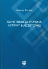 Konstrukcja prawna ustawy budżetowej Borodo Andrzej