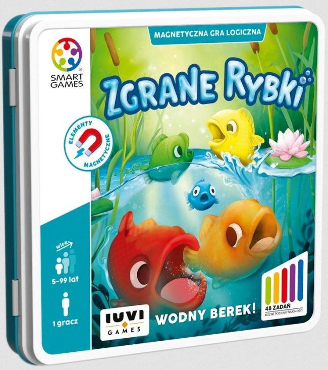 <img src='https://webimage.pl/pics/245/8/d5906700248245.jpg' style='height:440px' /> Smart Games Zgrane Rybki (PL) IUVI Games