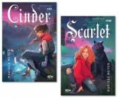 Pakiet Saga Księżycowa: Cinder + Scarlet - Marissa Meyer