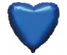 Balon foliowy Serce satynowy navy blue 45cm