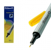 Cienkopis FineLiner 96 0,4mm Pelikan, 10 szt. - żółty