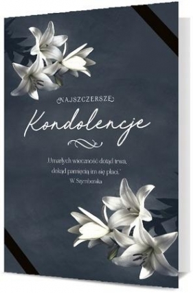 Karnet B6 Kondolencje