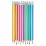 Ołówek Strigo z gumką, HB - pastelowy (SSC150)