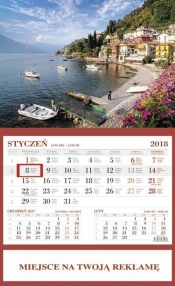 Kalendarz 2018 Ścienny jednodzielny Zatoka (2)