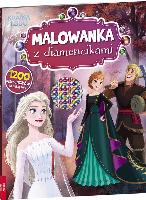 Disney kraina lodu. Malowanka z diamencikami