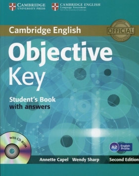 Objective Key A2 Student's Book with answers + CD - Capel Annette, Sharp Wendy