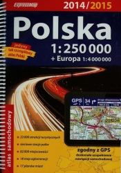 Polska atlas samochodowy 1:250 000