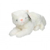 AXIOM Kot Ramzes z dźwiękiem 27 cm, biał (4542)