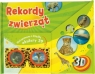 Rekordy zwierząt Książka z okularami  3D