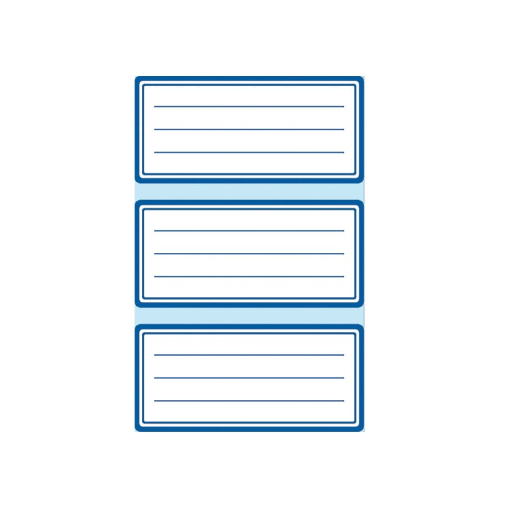 Naklejki na zeszyt gładkie, 3 arkusze