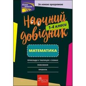 НАОЧНИЙ ДОВІДНИК МАТЕМАТИКА 1–4 КЛАСИ