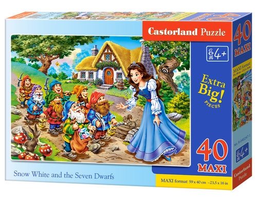 Puzzle Maxi Snow White and the Seven Dwarfs 40 (B-040247)