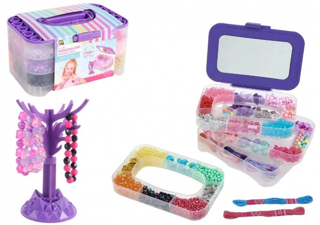 <img src='https://webimage.pl/pics/247/1/d5903943011247.jpg' style='height:440px' /> Zestaw koralików w szkatułce