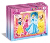 Puzzle ramkowe 15: Księżniczki mix