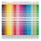 Kredki trójkątne Color'Peps Oops ścieralne z gumką, 24 kolory (MPD-832824)