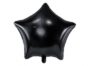 Balon foliowy Gwiazdka 48cm czarna