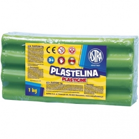 Plastelina Astra, 1 kg - zielona jasna (303111016)