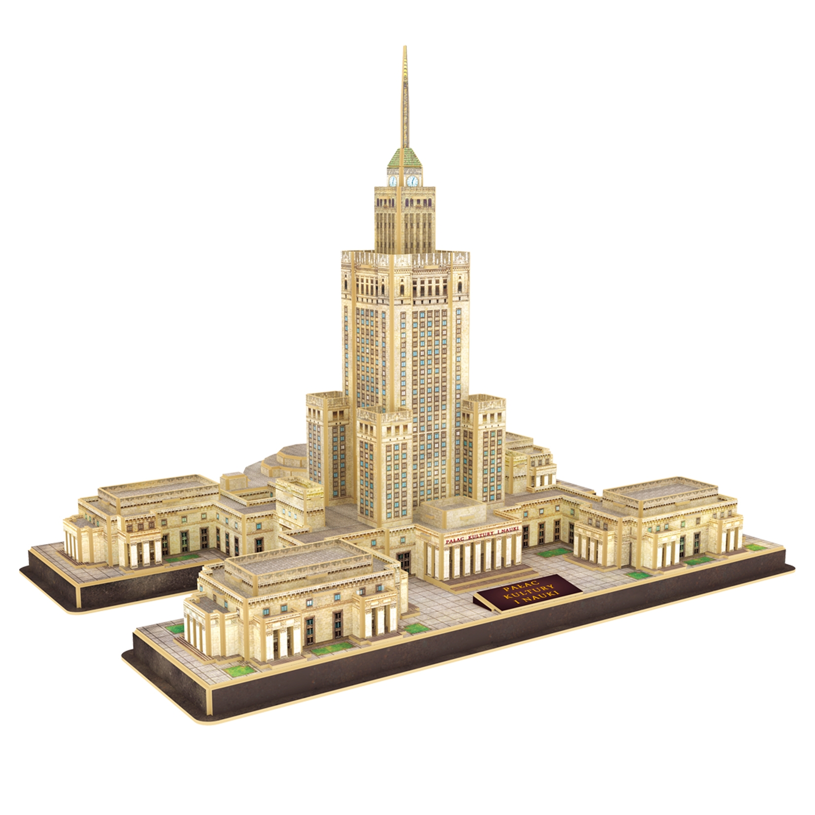 Puzzle 3D: Pałac Kultury i Nauki - zestaw XL (306-20224)