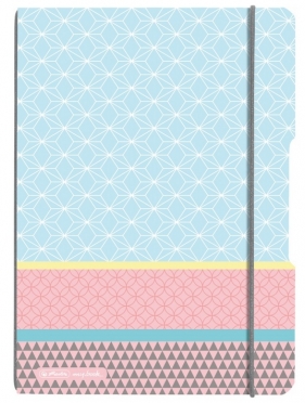 Notatnik PP my.book Flex A4/2x40k linia, kratka - Pastel (50009831)
