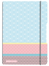 Notatnik PP my.book Flex A4/2x40k linia, kratka - Pastel (50009831)