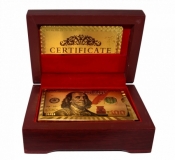 Karty w drewnianym pudełku GODDESS dolary/euro/funty (1158224)