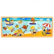 BRIMAREX Drewniane Puzzl e - Plaża