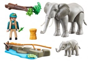 Playmobil Family Fun: Słonie na wybiegu (70324)