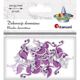 Flamingi drewniane (Wdc878)