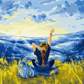 Malowanie po numerach - Rodzime Karpaty 40x40cm