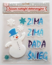 Naklejki żelowe Zima