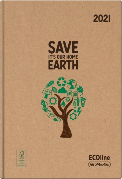 Kalendarz 2021 A5 Eco Drzewo HERLITZ