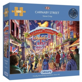 Gibsons, Puzzle 500: Carnaby Street, Londyn (G3124) - Steve Crips