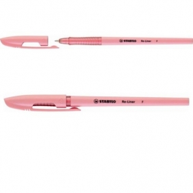 Długopis olejowy Stabilo Re-Liner F - różowy (868/1-56)