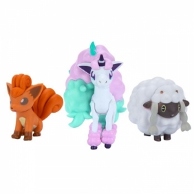 Pokemon Zestaw 3 figurek do bitwy (Wooloo, Vulpix, Galariańska Ponyta)