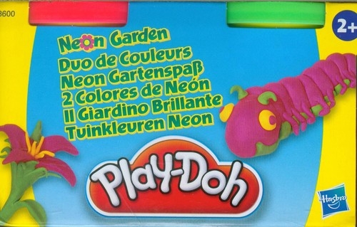 Play-Doh Ciastolina 2 tuby neonowe
