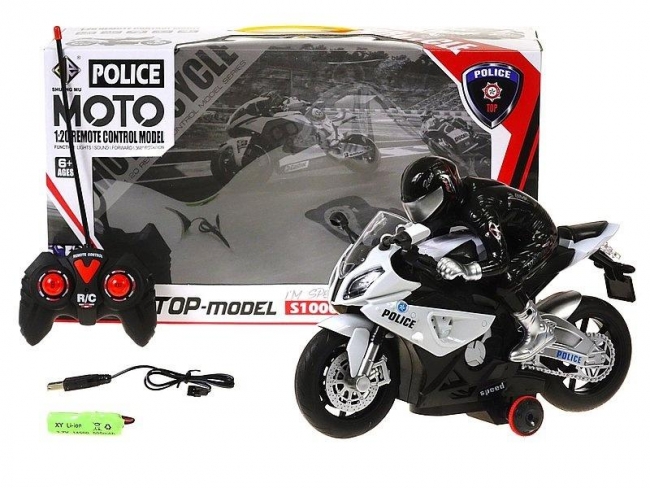 Motocykl z kierowcą 1:20 R/C