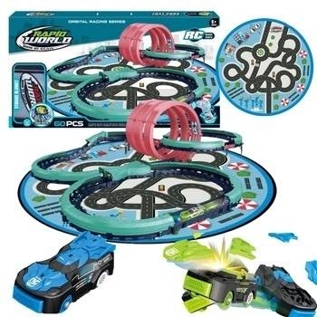 Tor wyścigowy elektryczny z autkami i pilotem XXL