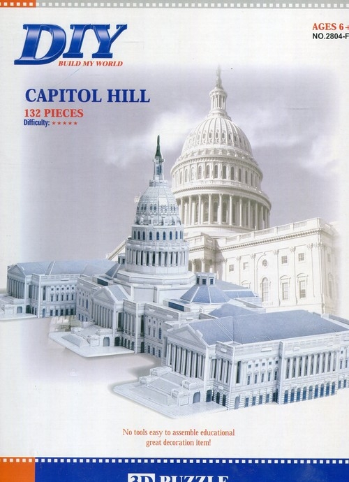 Puzzle 3D Capitol Hill 132 elementy