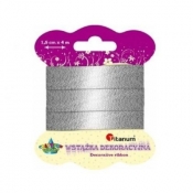 Wstążka 1,5cm/4m.srebrna metalizowana 152159S