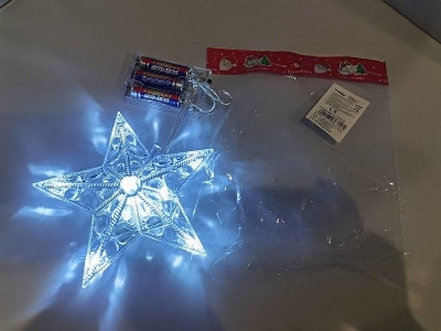 Gwiazda ze światłem LED na baterie
