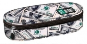 Piórnik saszetka usztywniona wewnętrzną klapką Dollars