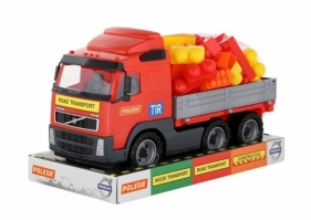Volvo samochód z burtami i klockami (58249)