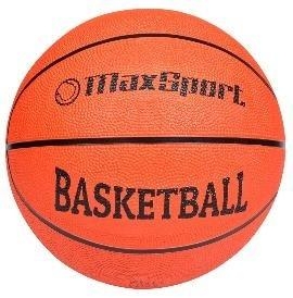 Piłka do koszykówki Max Sport pomarańczowa