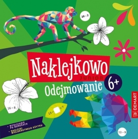 Naklejkowo Junior 6+. Odejmowanie - Anna Borchard