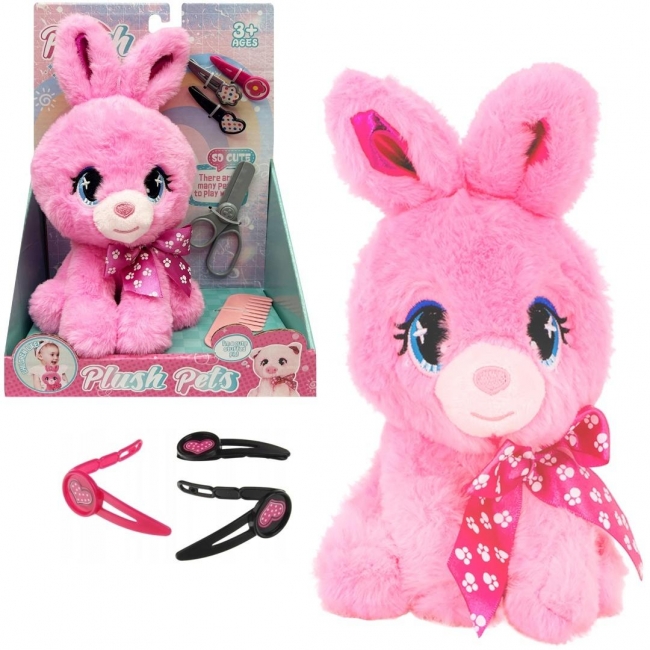 Króliczek świnka pluszowa z akcesoriami