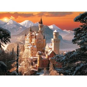 Puzzle 3000: Zimowy zamek Neuschwanstein, Niemcy (33025)