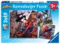 Ravensburger, Puzzle 3x49: Spiderman w akcji (8025)