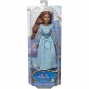 Disney Mała Syrenka Ariel Fashion Lalka na lądzie w charakterystycznej niebieskiej sukience (HLX08)